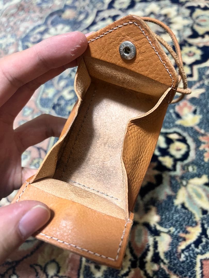 【美品】Hender Schème hang wallet ナチュラル