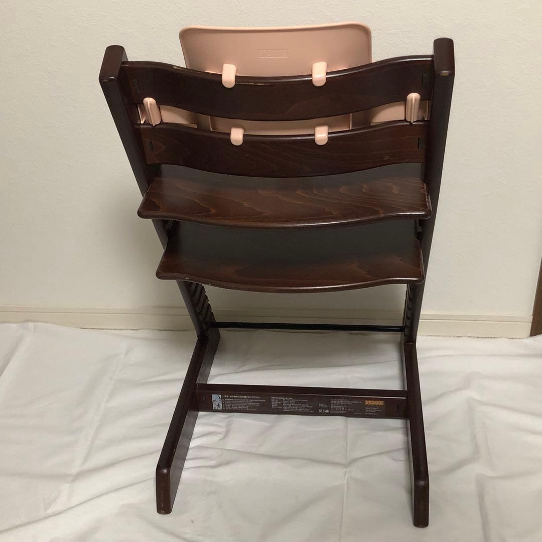 送料込★現行型 C/N4ベビーセット無★ストッケ トリップトラップ 茶色