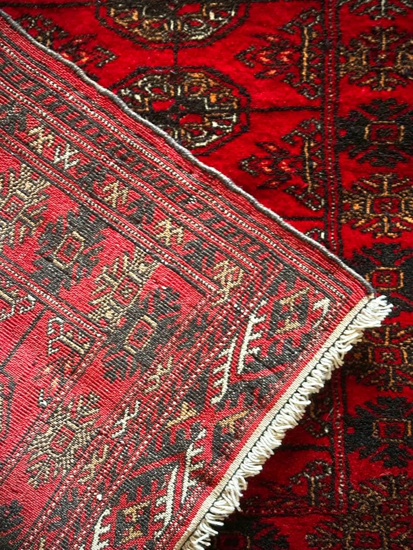 トライバルラグ　ヴィンテージラグ　トルクメン　ランナーサイズ　プリミティブアート