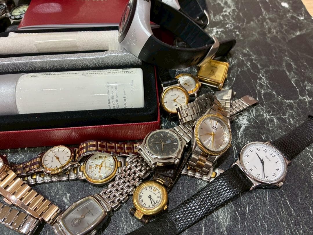 ♥cr136-524　時計24点・クリーニングキットまとめ売り