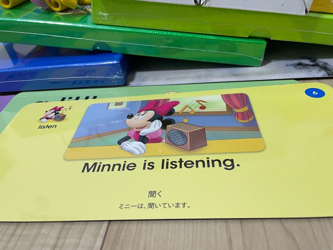 DWE ディズニー英語システム　トークアロング　Q&Aカードセット　624