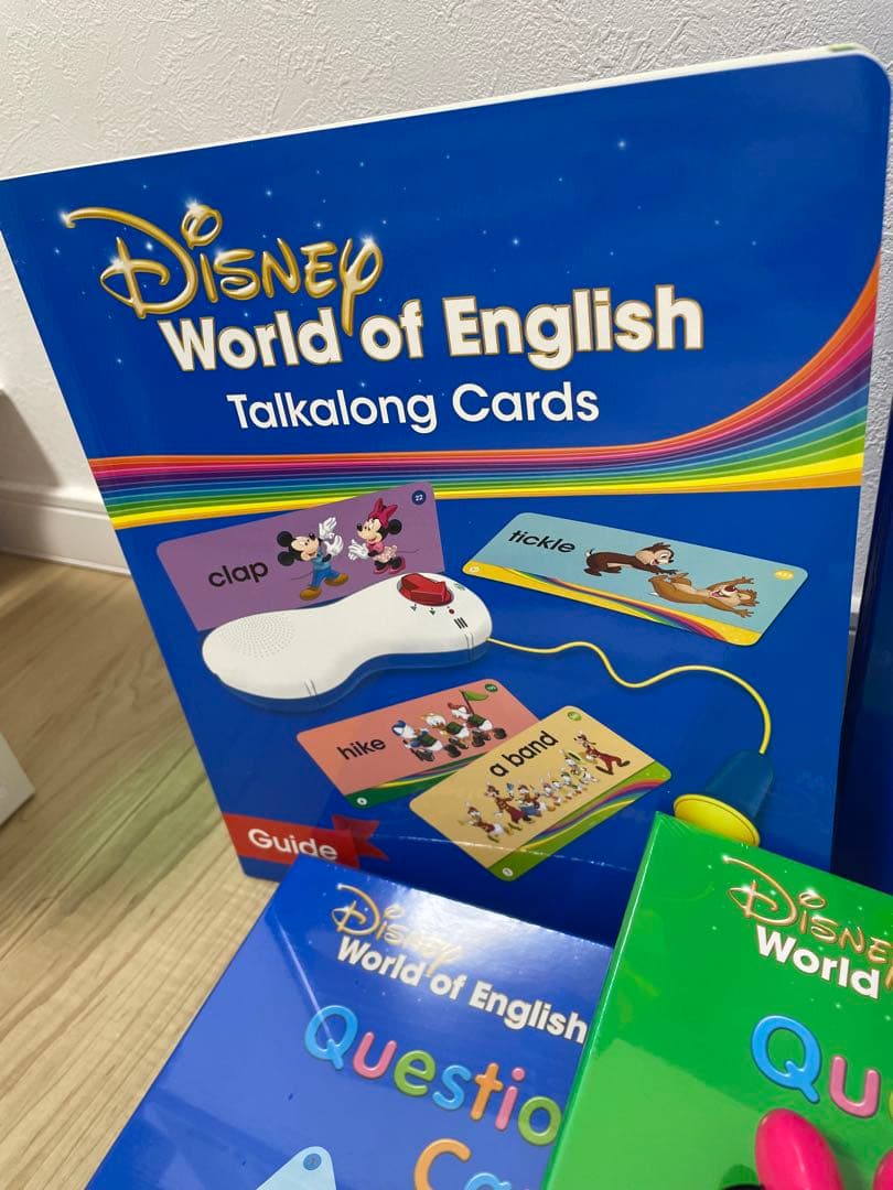 DWE ディズニー英語システム　トークアロング　Q&Aカードセット　624