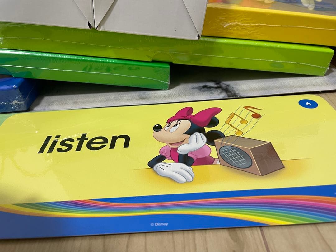 DWE ディズニー英語システム　トークアロング　Q&Aカードセット　624