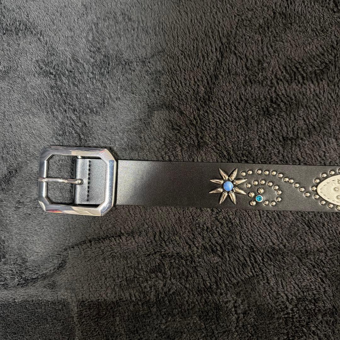 K*様 abraham スタッズベルト Sky 26ー30W