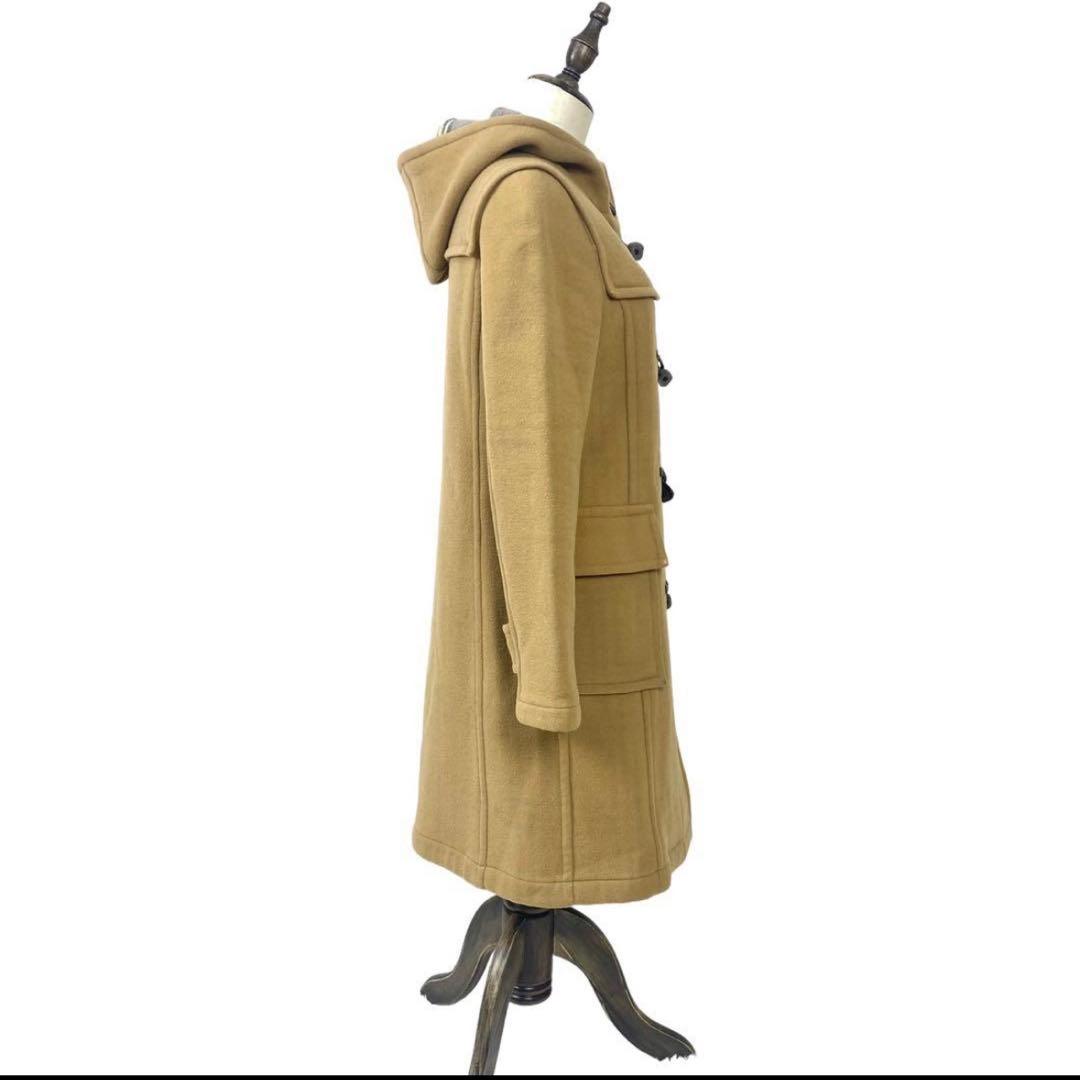 【値引き】バーバリーブルーレーベル ダッフルコート キャメル ノバチェック Ｌ