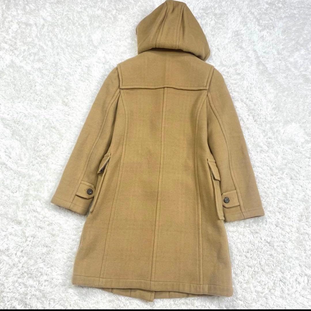 【値引き】バーバリーブルーレーベル ダッフルコート キャメル ノバチェック Ｌ