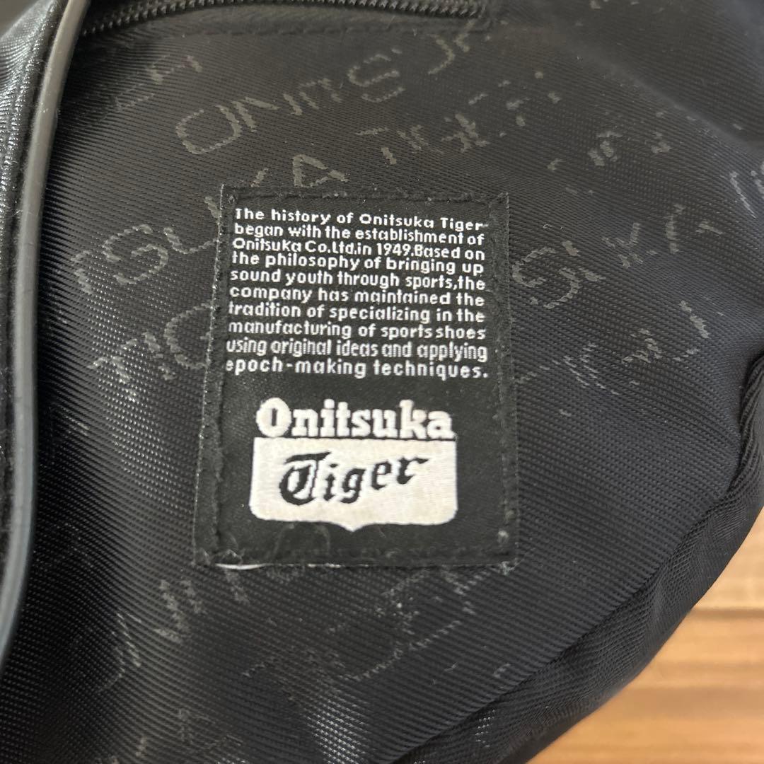 オニツカタイガー メッセンジャーバッグ 刺繍トラ Onitsuka Tiger