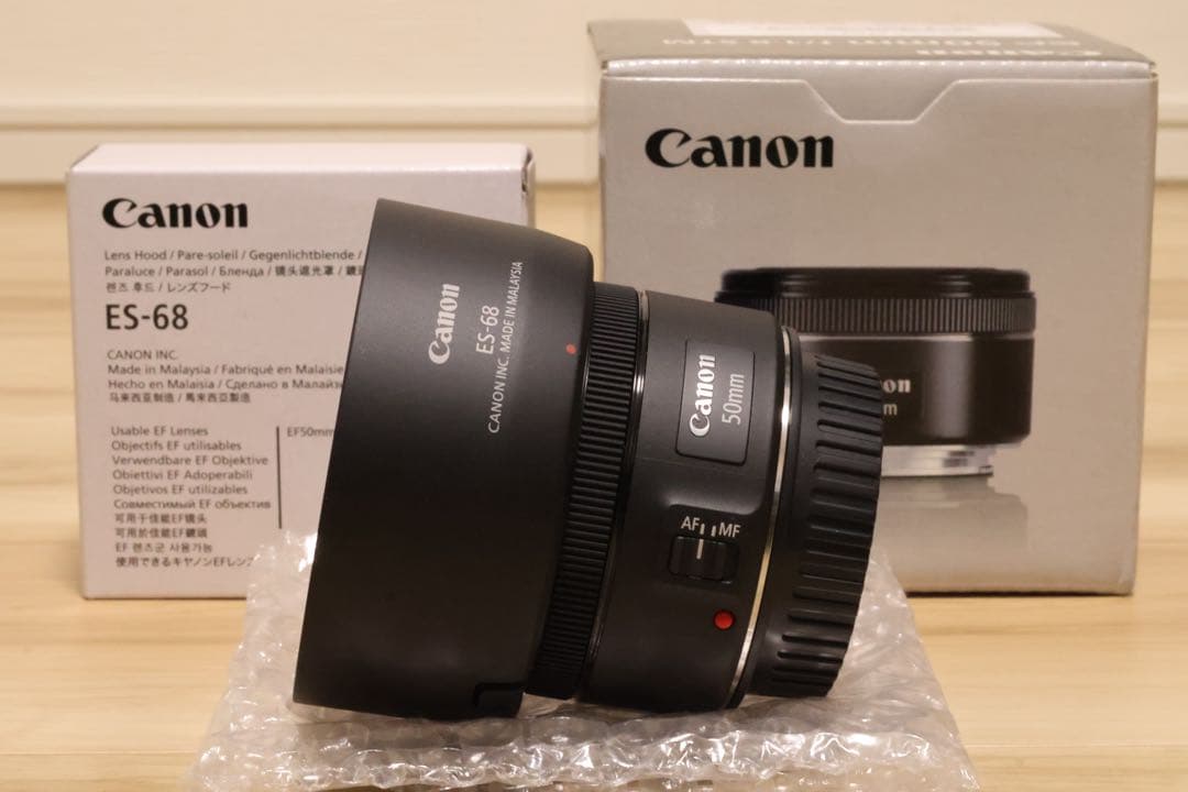 Canon EF 50mm f/1.8 STM ３点セット