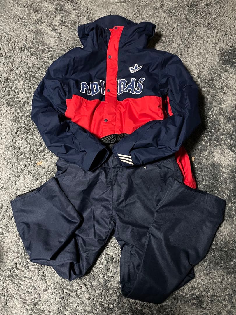adidas スノーボードウェア ネイビー/レッド　Local パンツ　上下　M