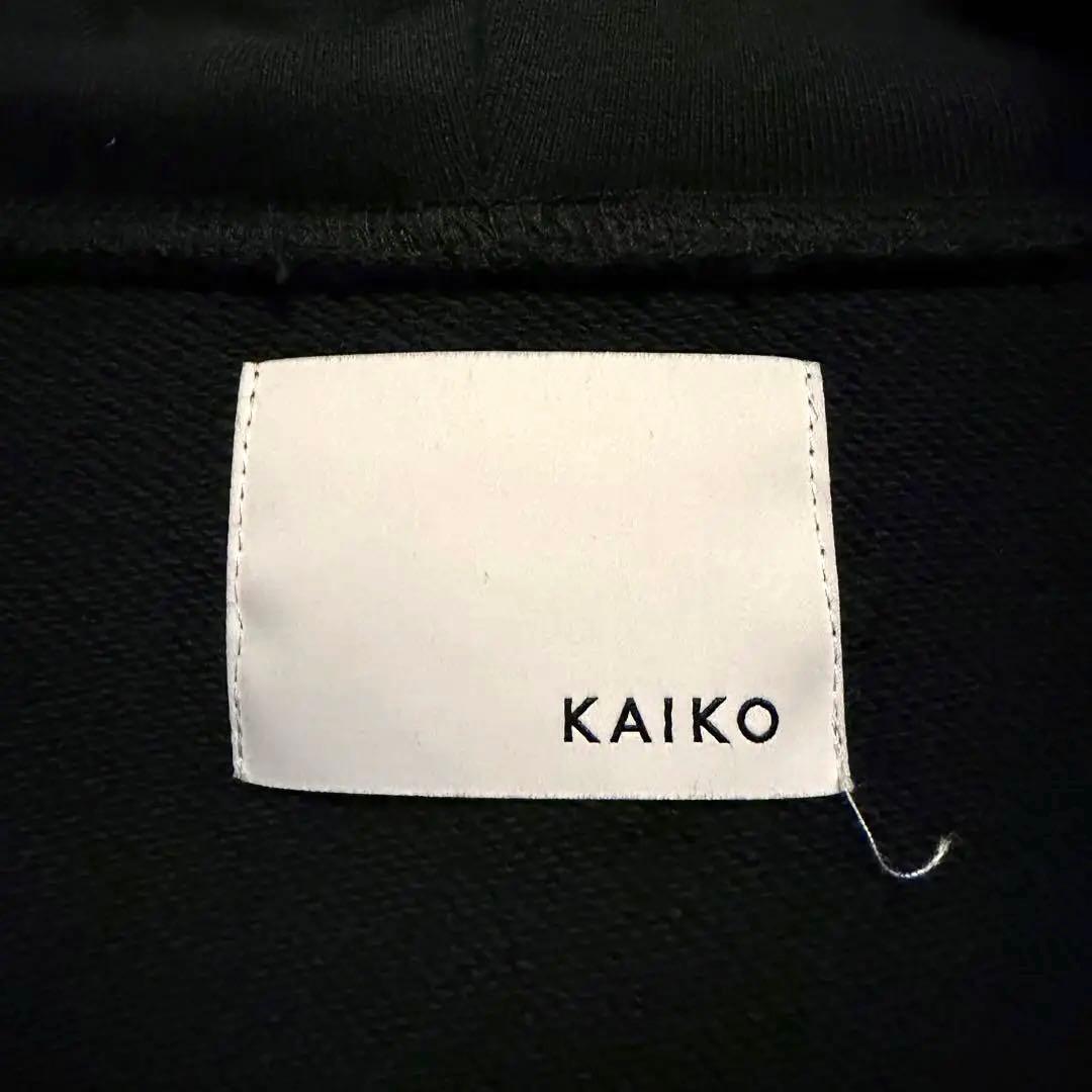 【美品】KAIKO Double zip parka BLACK サイズ3