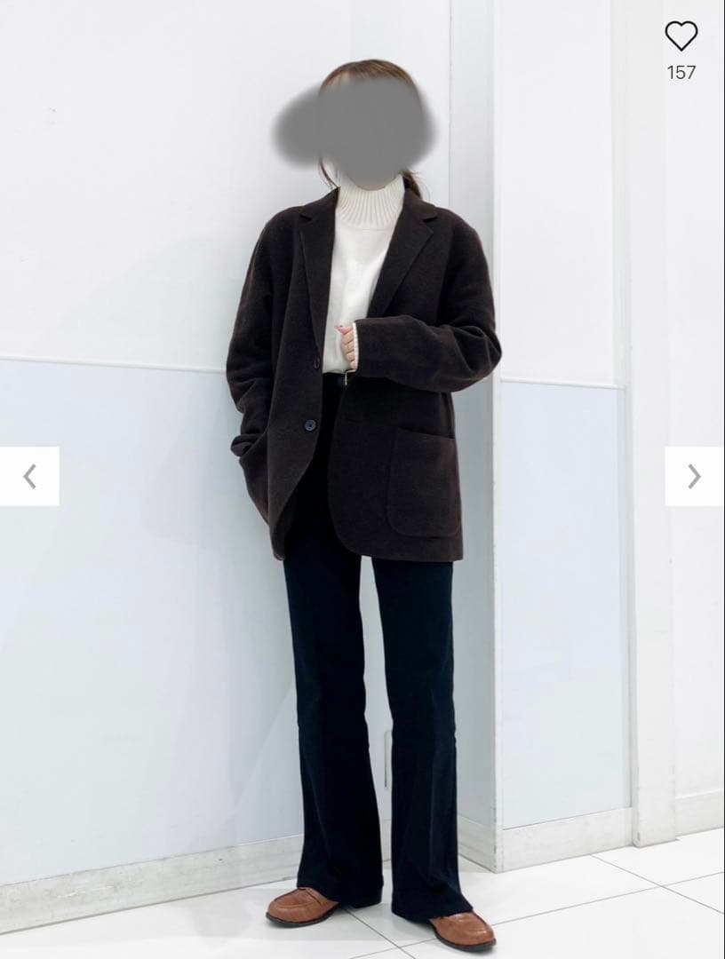 スリムフレアトラウザージーンズ　2点セット