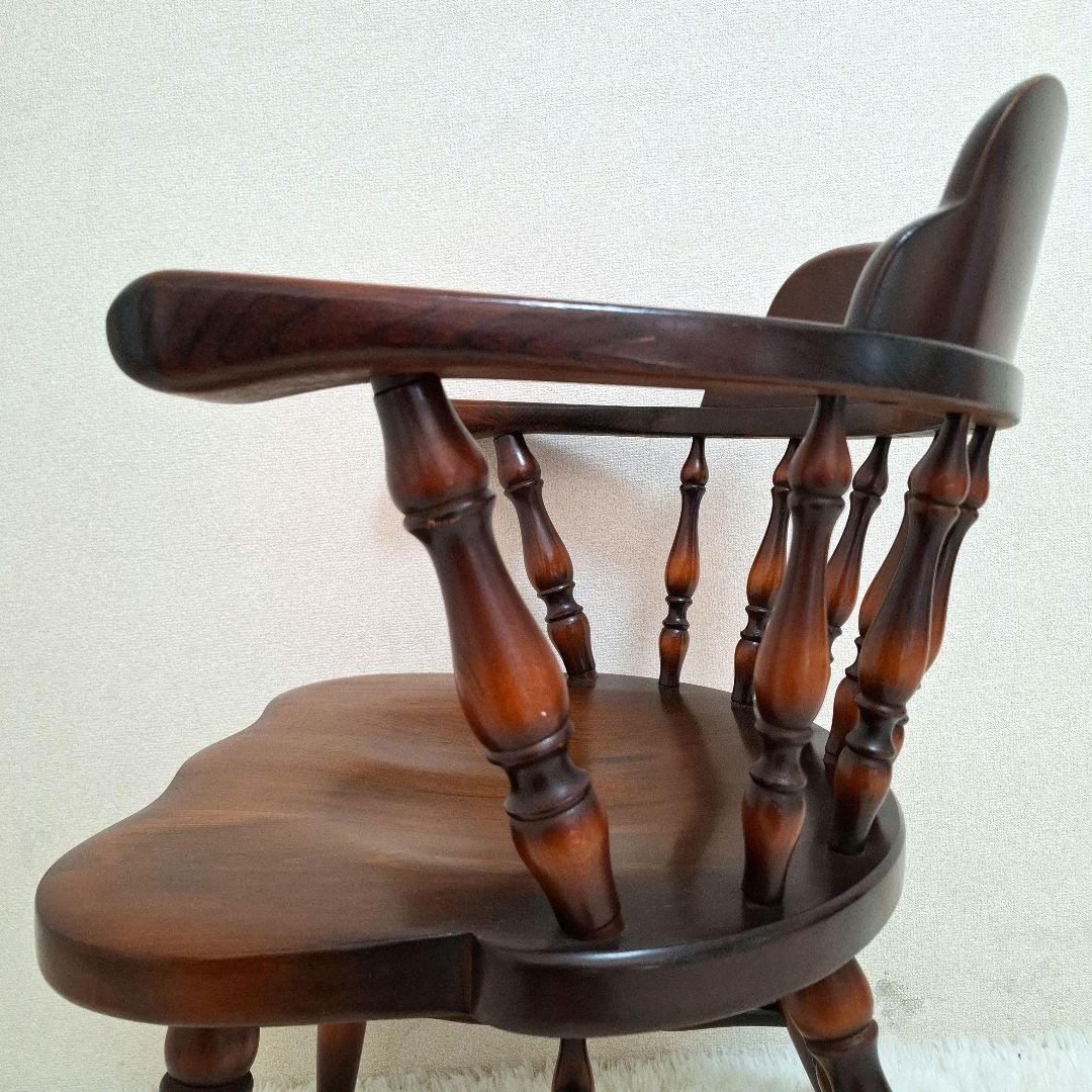 飛騨産業 アームチェア ダイニングチェア キツツキマーク