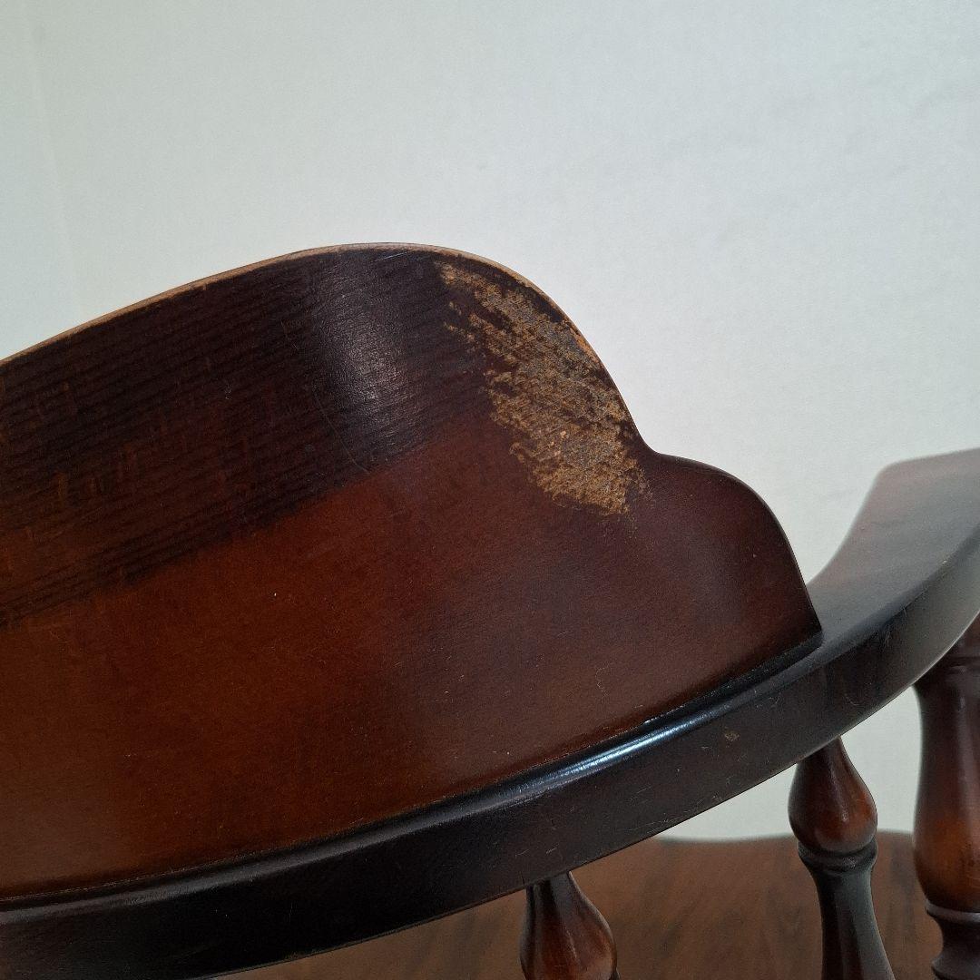 飛騨産業 アームチェア ダイニングチェア キツツキマーク