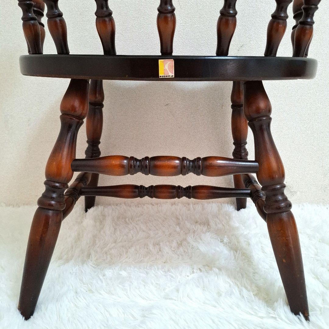 飛騨産業 アームチェア ダイニングチェア キツツキマーク