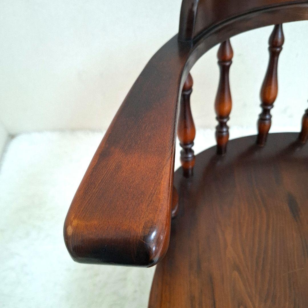 飛騨産業 アームチェア ダイニングチェア キツツキマーク