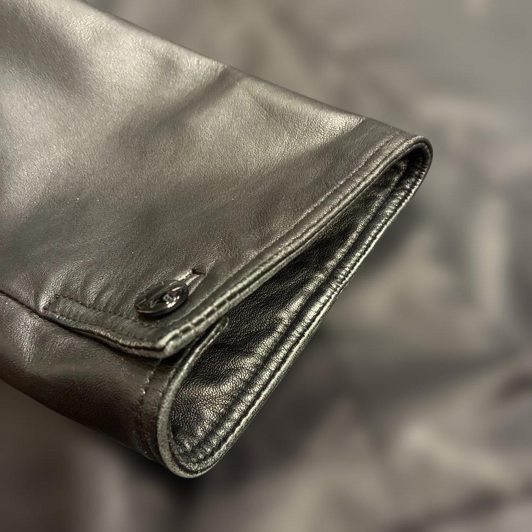 hope BALMAN レザージャケット ブルゾン ラムレザー 17号