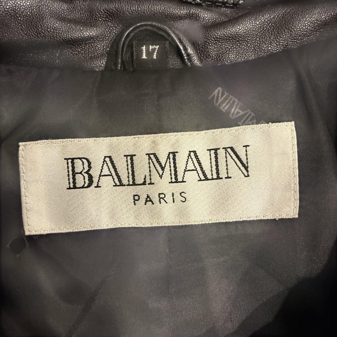 hope BALMAN レザージャケット ブルゾン ラムレザー 17号