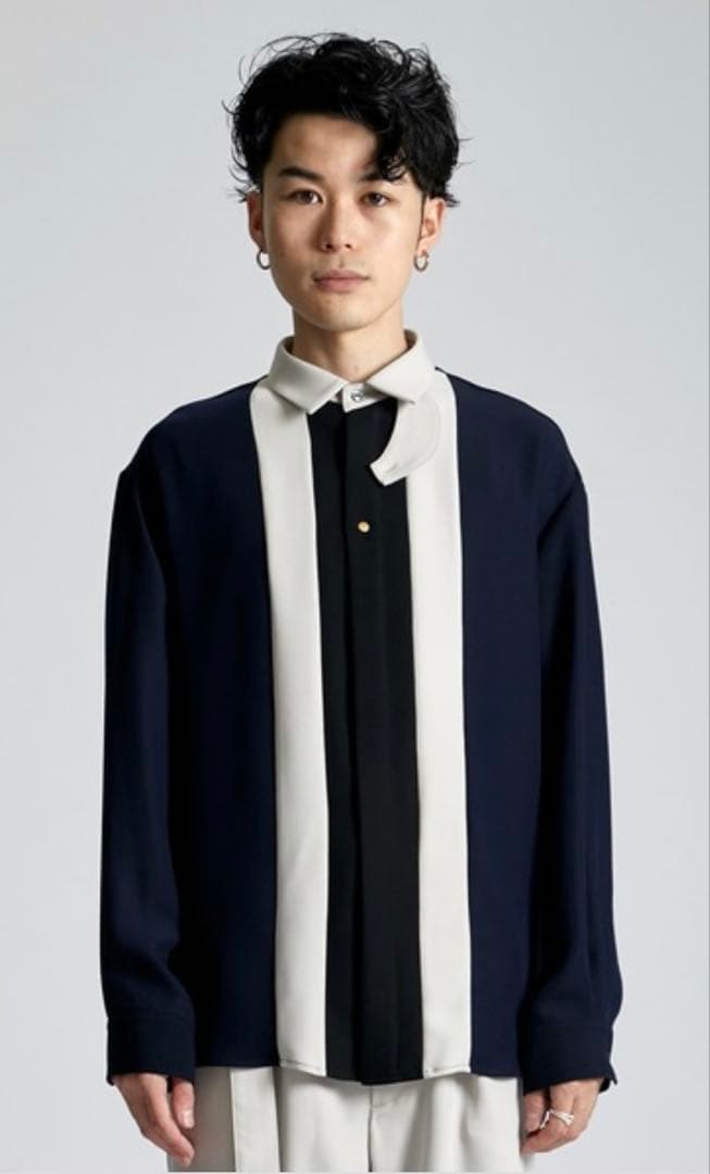 CULLNI STUDIOUS別注 SWITCHING SHIRT 22AW