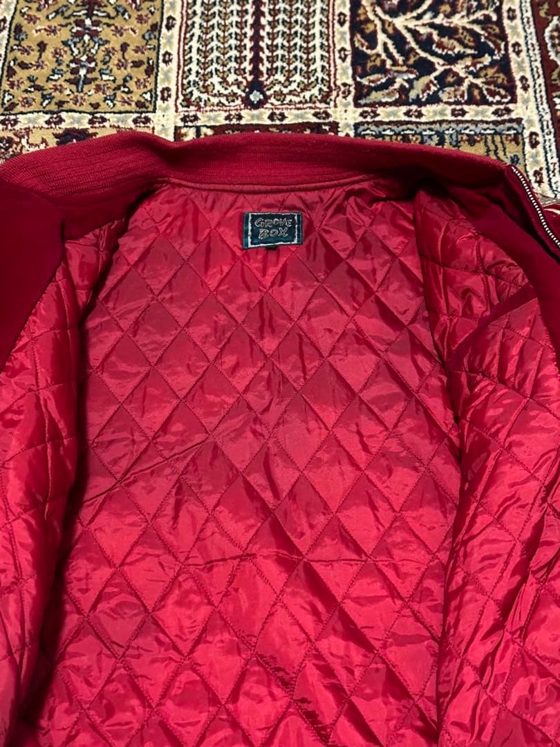 メ*ル様 70s〜80s GROVE BOX 別珍 龍 スーベニアジャケット ス