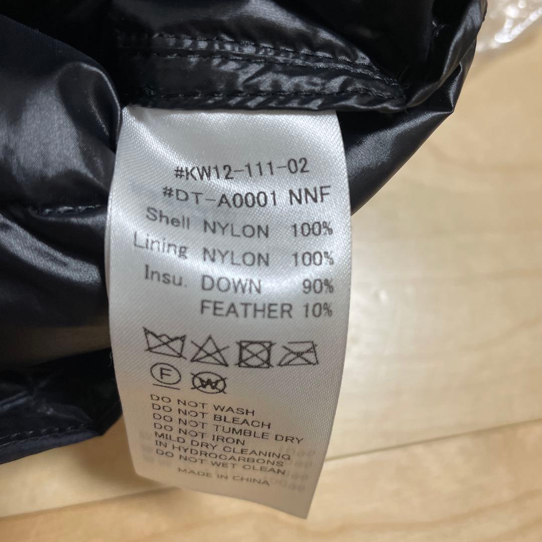 ダントン　ダウンジャケット インナーダウンジャケット　ブラック