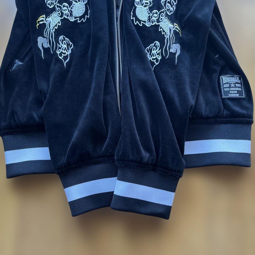 Lonsdale　ロンズデール　スカジャン　ベロア　スカル　ドクロ