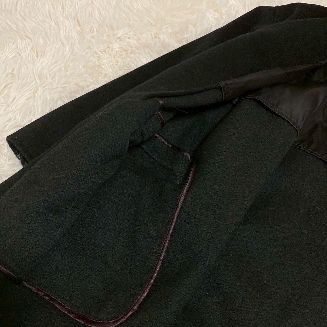 MaxMara チェスターロングコート ブラック 38 キレイめ フォーマル