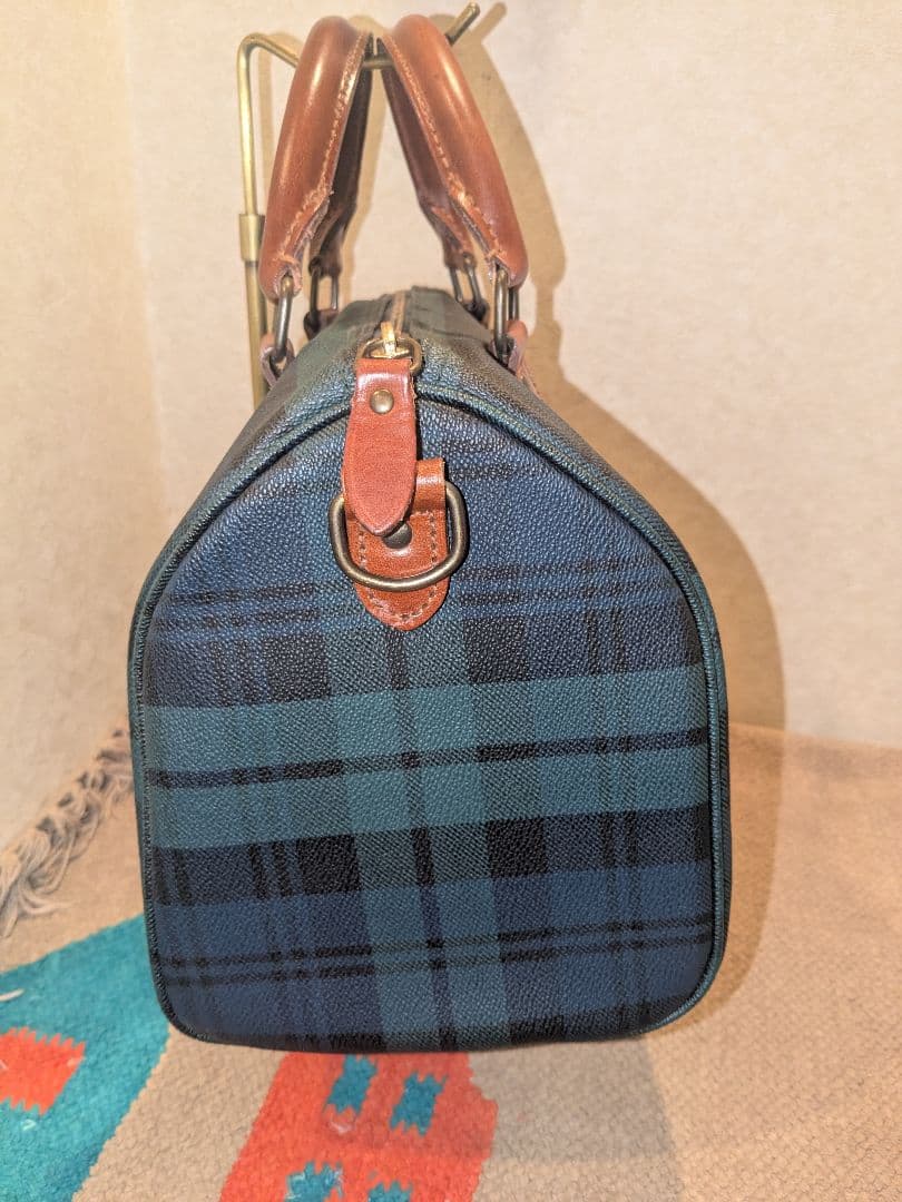 Polo Ralph Lauren チェック柄　ミニボストンバッグ