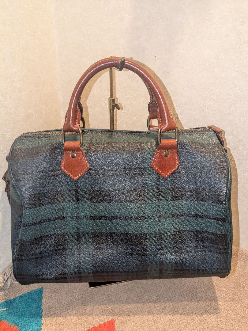 Polo Ralph Lauren チェック柄　ミニボストンバッグ