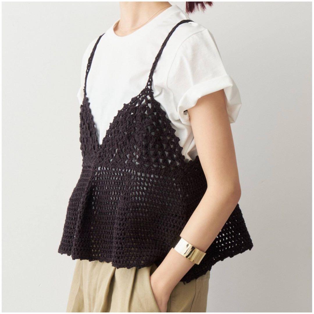 未使用【Spick and Span】 クロシェニットキャミソール