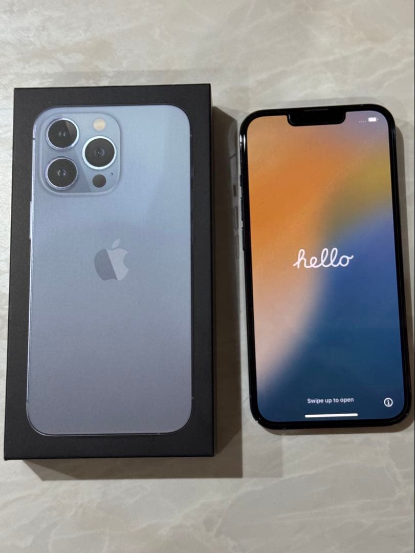 美品！iPhone13 Pro 512GB シエラブルー SIMフリー