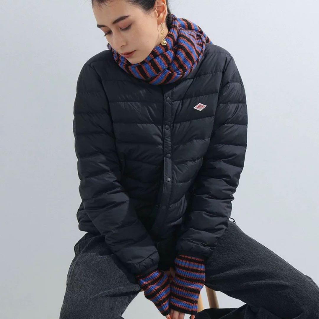 タグ付き Dantonダントン インナーダウン ジャケット　ブラックS