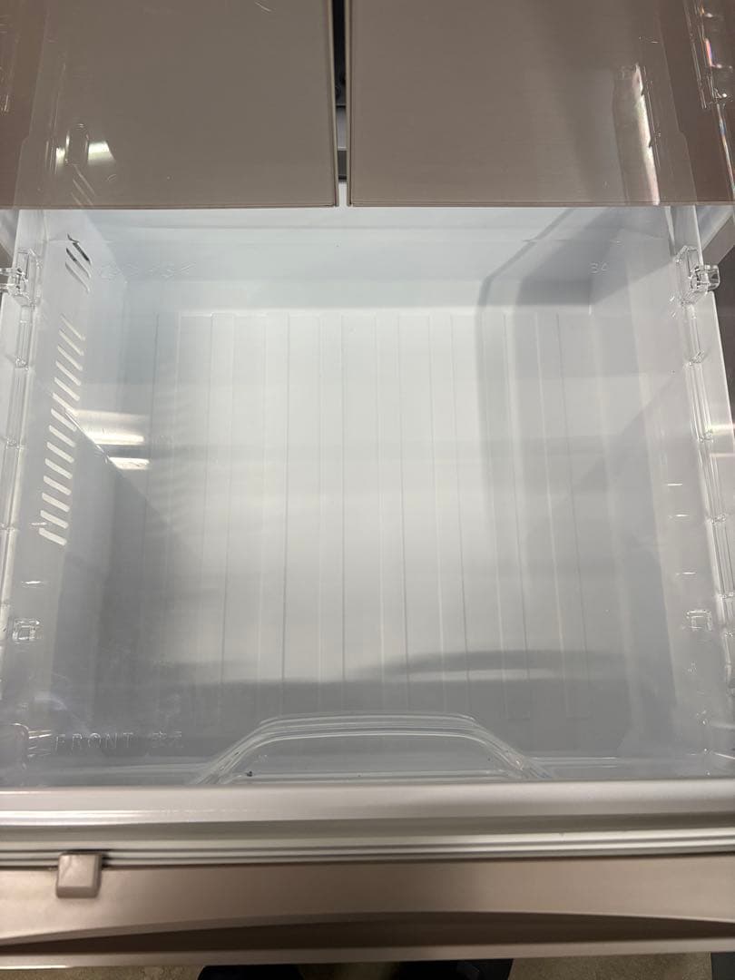 三菱　ガラストップ５ドア冷蔵庫　2023年モデル　455ℓ　MR-B46J-C