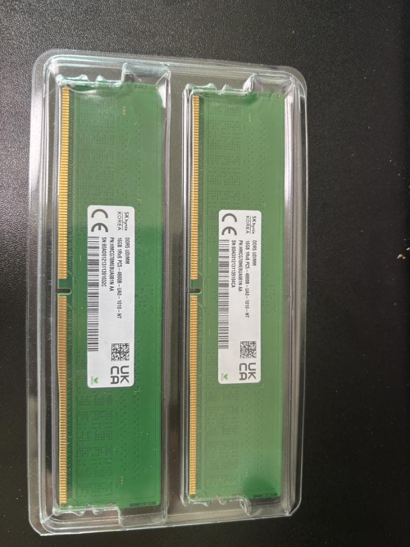 DELL DDR5 16GBx2 4800MHzメモリ