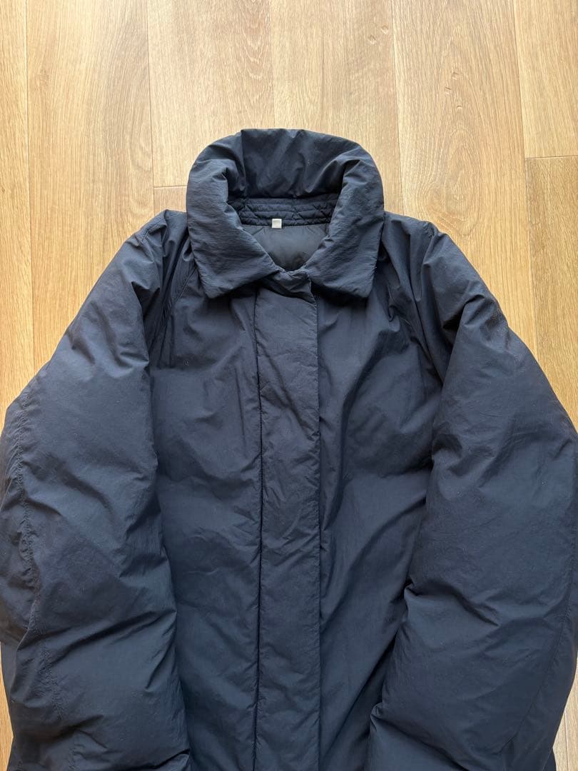 無印MUJILaboブラック ロングダウンコート