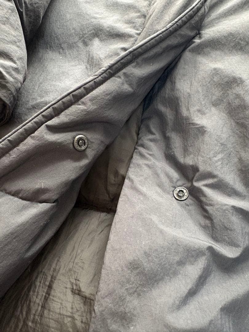 無印MUJILaboブラック ロングダウンコート