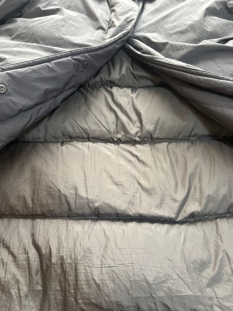 無印MUJILaboブラック ロングダウンコート