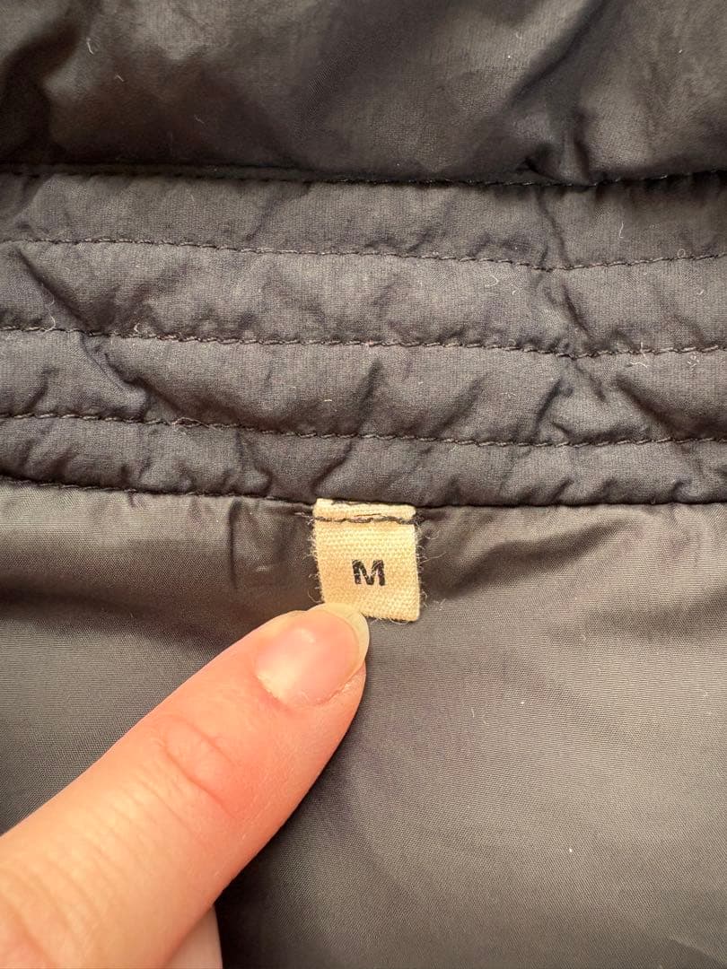 無印MUJILaboブラック ロングダウンコート