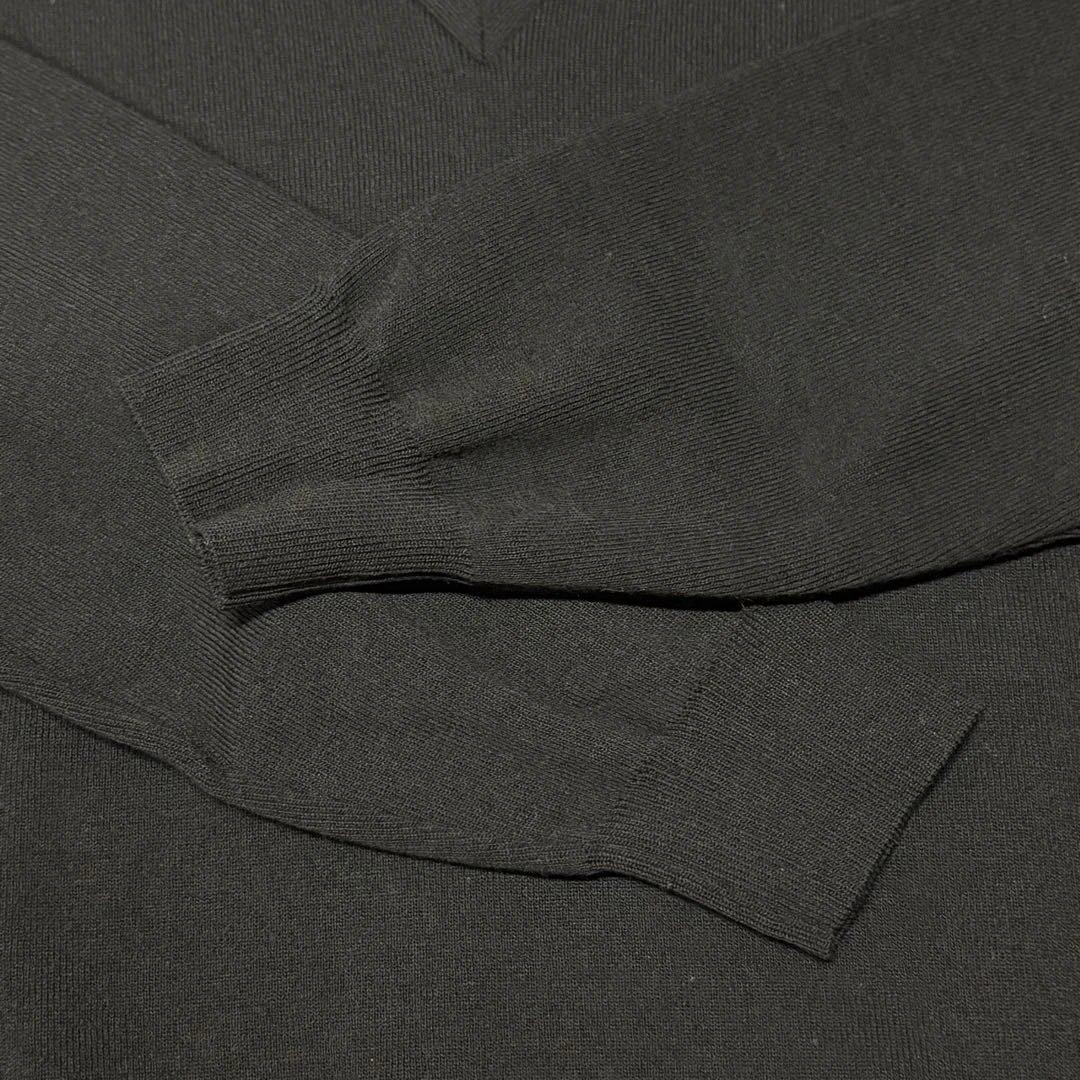 Deuxieme Classe Vネックプルオーバー　ブラック