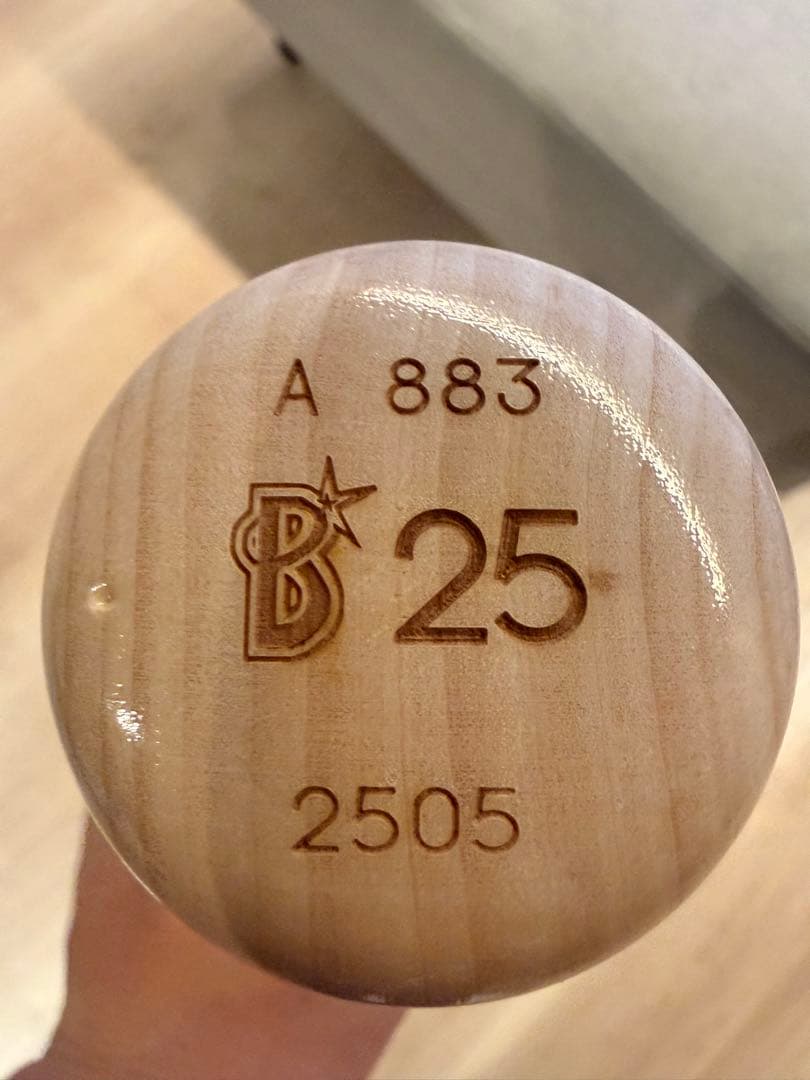 筒香嘉智選手　NPB 硬式木製バット