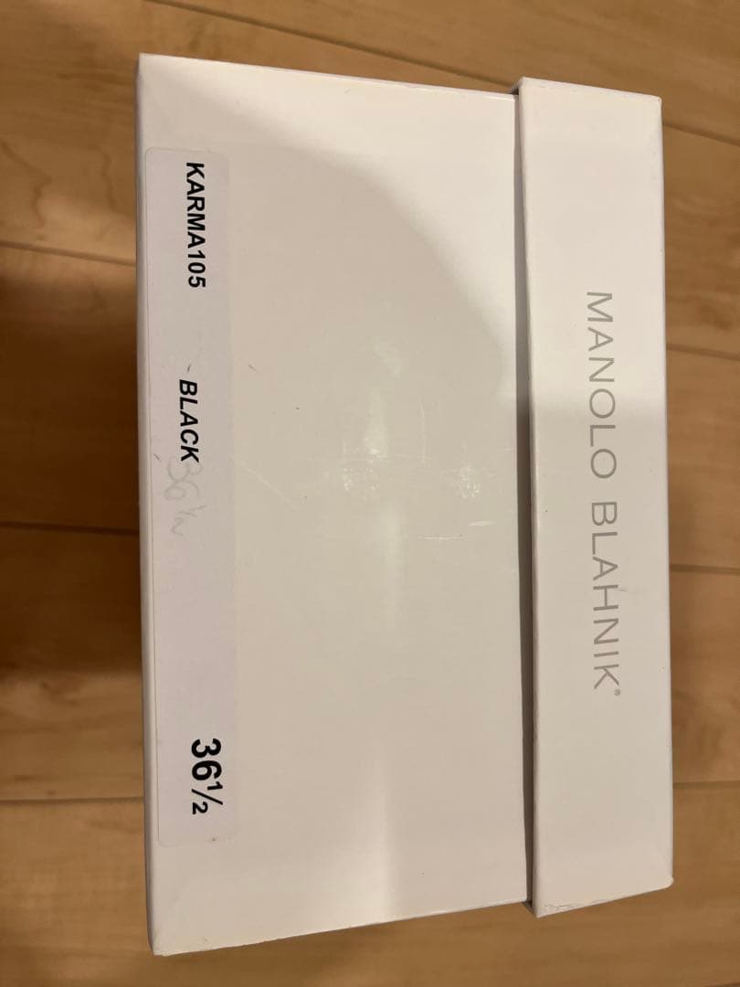 マノロブラニク　ハイヒール　バイカラー