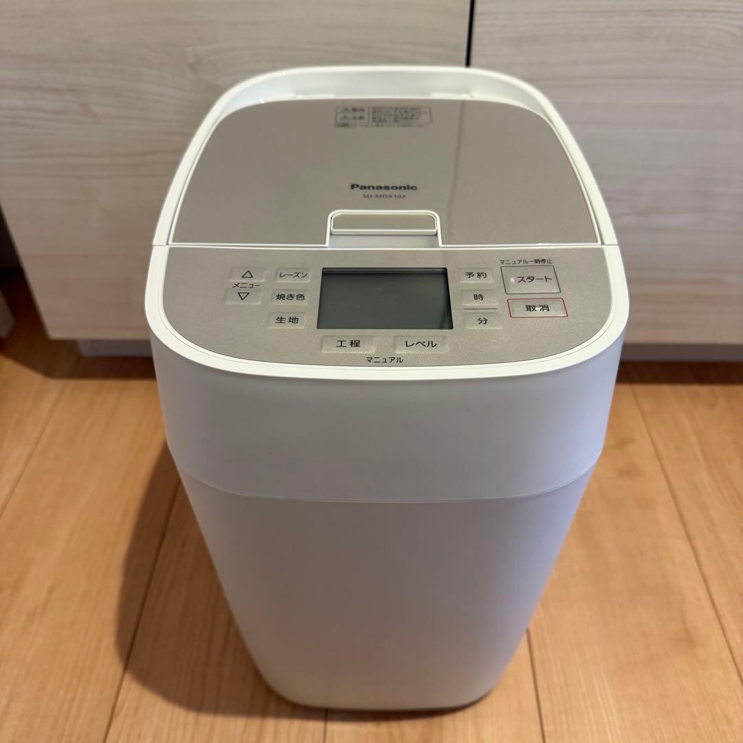 パナソニック ホームベーカリー 1斤タイプ SD-MDX102-W