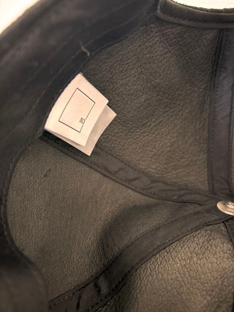 Suede 6panel Cap ブラック　ovy kaja deci