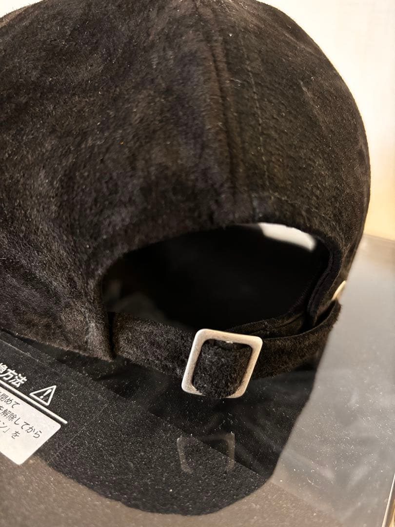 Suede 6panel Cap ブラック　ovy kaja deci