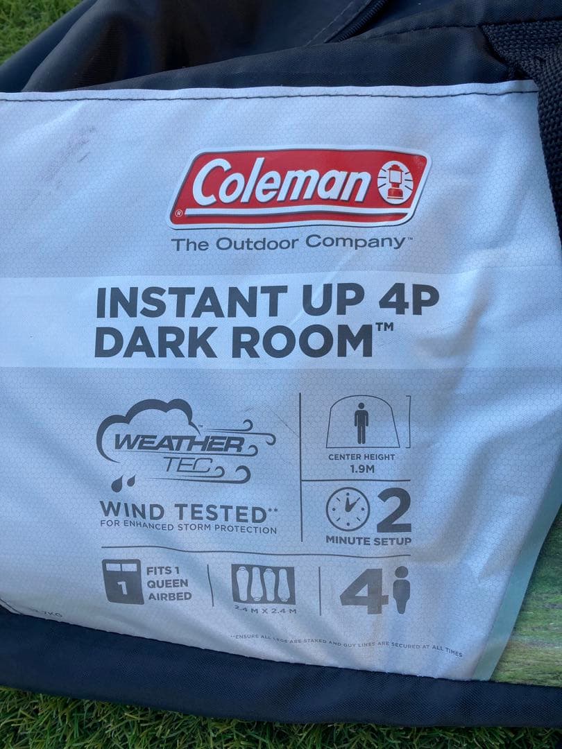 【海外モデル】Coleman 4人用テント（ライトグレー）【週末限定値下げ】