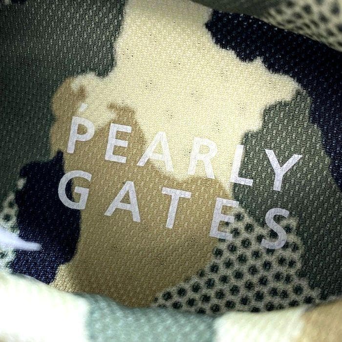 パーリーゲイツ ゴルフ 迷彩 ソフトスパイク ゴルフシューズ 定3.5万23.5