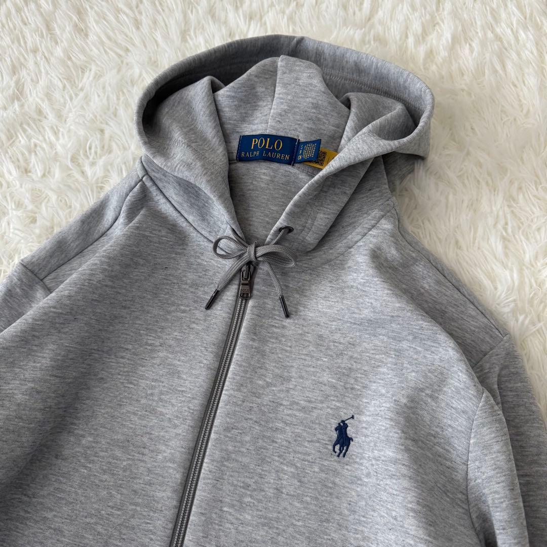 25年製 美品✨ポロラルフローレン フルジップ パーカー 現行 QR ポニー刺繍