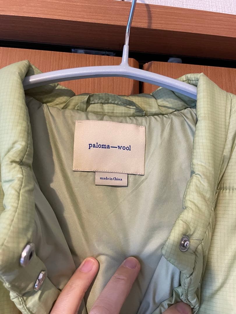 paloma wool パロマウール キルティング ダウン jkグリーン M