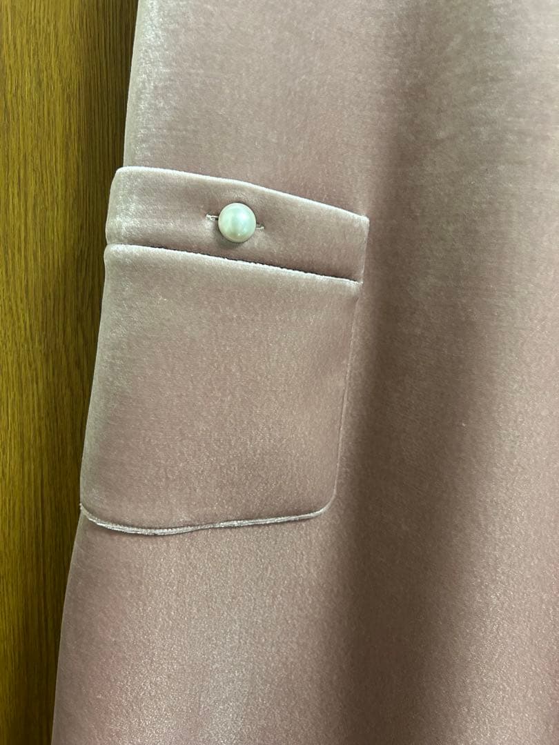 定価77000円 Rene 2023年　ベロアワンピース　ピンク　36