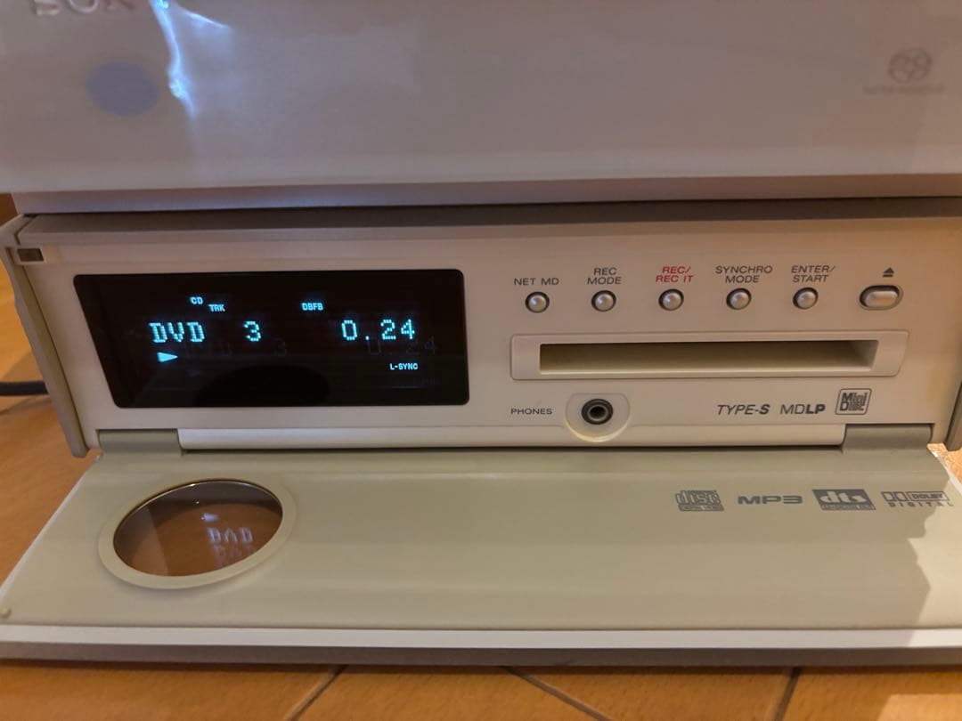 【SONY/ソニー】 DVD CD MD コンポ CMT-SE7 2003年製