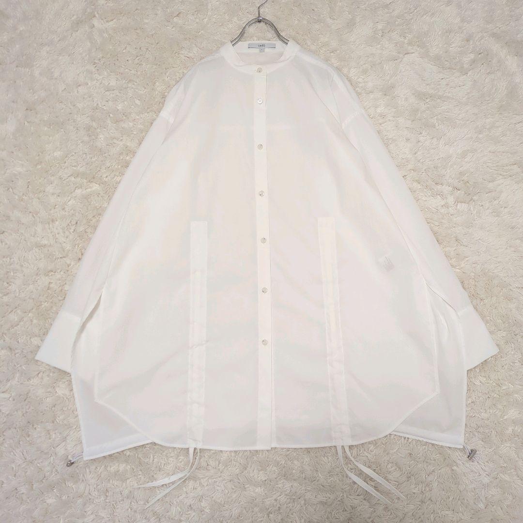 美品⭐︎UN3D　アンスリード　HEM GATHER SH　ヘムギャザーシャツ